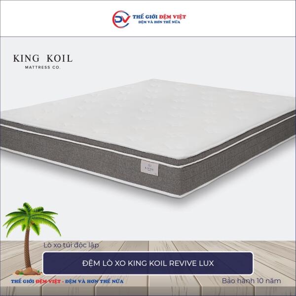 Đệm lò xo King Koil Revive Lux 1